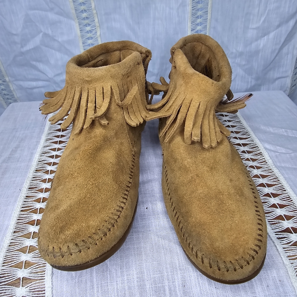 Moccasin Ankle Booties